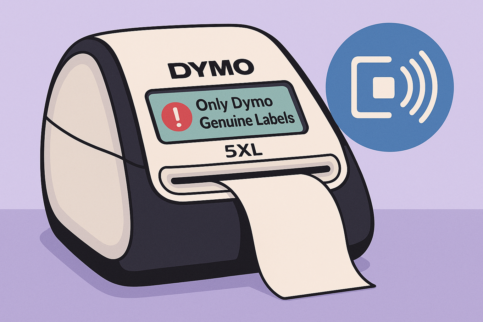 Dymo 550 / 5XL hiba: „Only Dymo Genuine Labels” – megoldás
