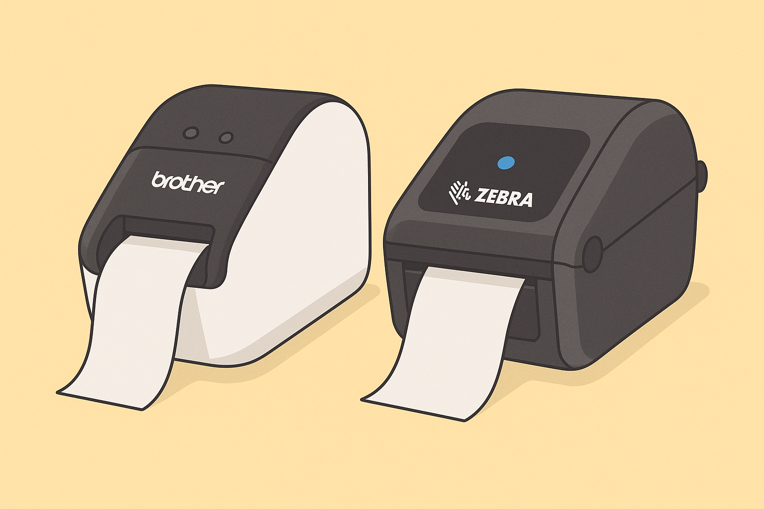 Miért jobb választás a Brother és a Zebra címkenyomtató, mint a Dymo