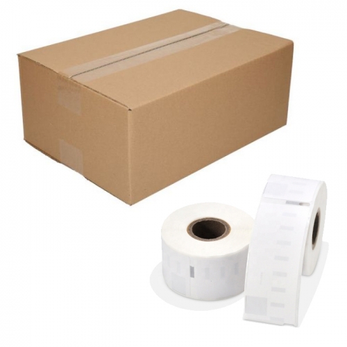 10 tekercs Dymo 99012 kompatibilis címkék, 36 x 89mm, 260 címke