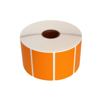 Zebra 57 x 32 kompatibilis címkék narancssárga