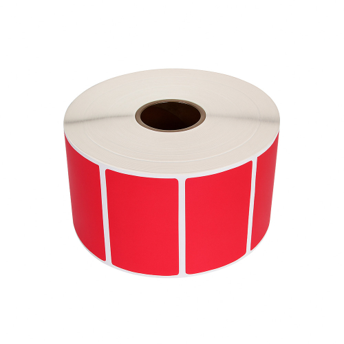 Zebra piros kompatibilis címkék, 57 x 32mm, 1500 címke