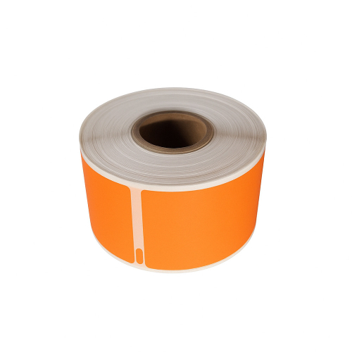 Dymo 99012 kompatibilis narancssárga címkék, 36 x 89mm, 260 címke