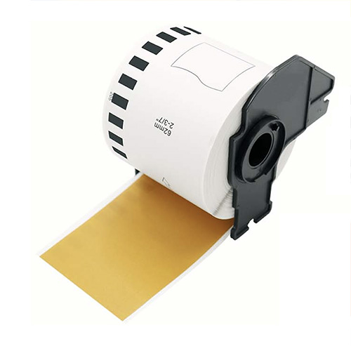 Brother DK-22205 kompatibilis arany címkék, 62mm x 30,48m