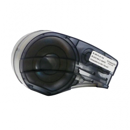 Brady M21-750-427 kompatibilis címkeszalag, fehér alapon fekete, 19,1mm x 4,88m